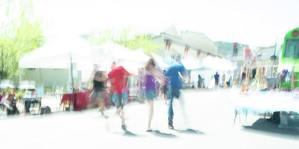 Blurred Art Print featuring the photograph Helena Farmers Market #1 by Dutch Bieber