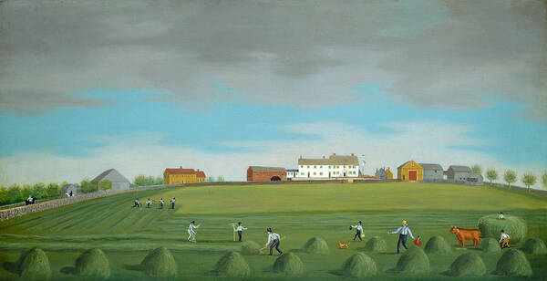 Francis Alexander Art Print featuring the painting Ralph Wheelock's Farm #3 by Francis Alexander