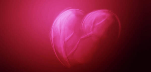 Heart Art Print featuring the digital art Art - Take This Heart by Matthias Zegveld