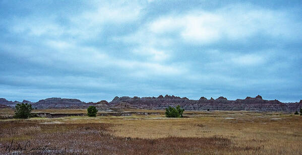  Art Print featuring the photograph Badlands 4 by Wendy Carrington