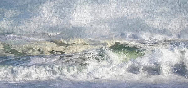 Ocean Art Print featuring the photograph Big Surf by Karen Lynch