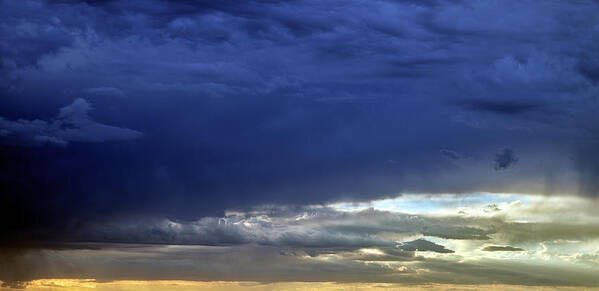 Arizona Sky Art Print featuring the photograph Dramatic Clouds Over Arizona Sky by Chris Anson