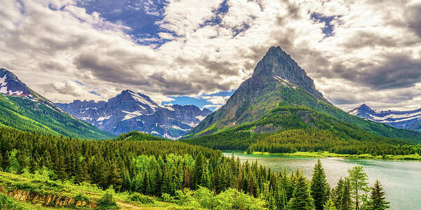 Glacier Art Print featuring the photograph Grinnell Point Sunny Day by Kenneth Everett