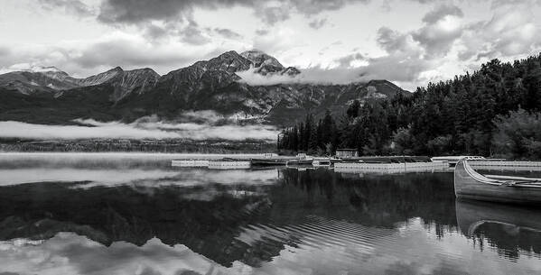 Dramatic Mountain Lake Morning Art Print featuring the photograph Pyramid Lake Moody Panorama by Dan Sproul