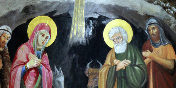 Saint Art Print featuring the photograph Saint Nicolas Nativity Grotto by Munir Alawi