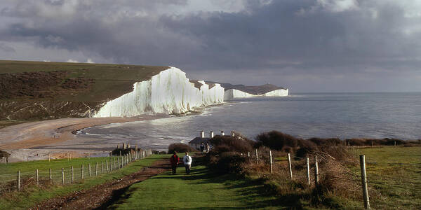 Seven Sisters Art Print featuring the photograph Seven Sisters Panoramic View by Jerry Griffin