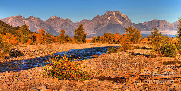 Teton Art Print featuring the photograph Teton National Forest Spread Creek Morning by Adam Jewell