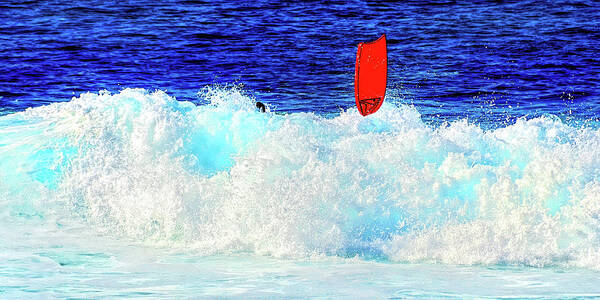  Water Art Print featuring the photograph Wipe Out by David Lawson
