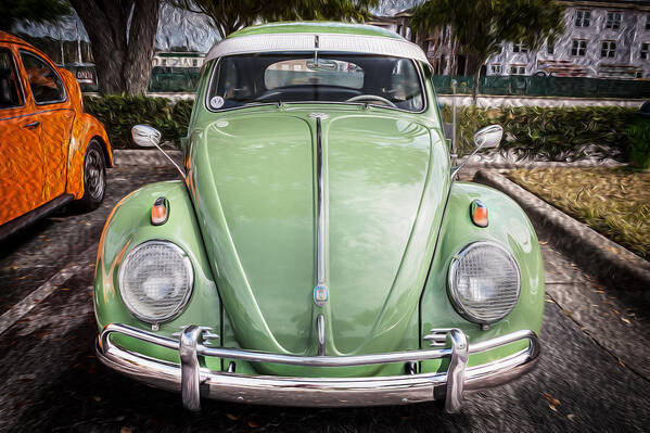 1962 Vw Art Print featuring the photograph 1962 Volkswagen Beetle VW Bug by Rich Franco