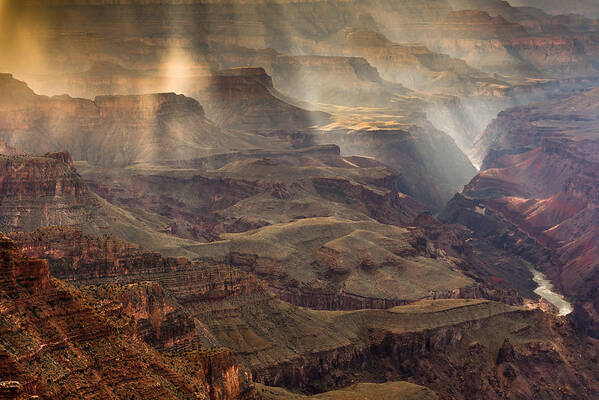 South Rim Grand Canyon Art Print featuring the photograph Agwatheg Inya'a by Chuck Jason