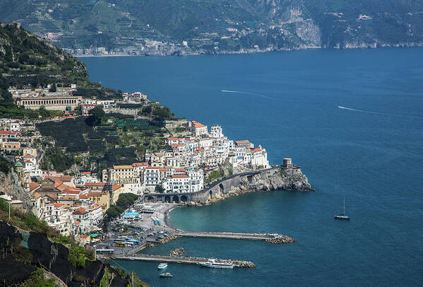 Tranquility Art Print featuring the photograph Amalfi, Campania, Italy #1 by Cultura Exclusive/lost Horizon Images