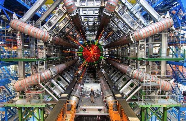 Atlas Art Print featuring the photograph Black Hole Event #1 by Cern