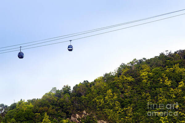 Malaysia Art Print featuring the photograph Cable Car #1 by THP Creative