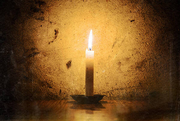 Candle Art Print featuring the photograph Candle #1 by Dutourdumonde Photography