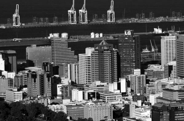 South Africa Art Print featuring the photograph Cape Town Skyline - South Africa #1 by Aidan Moran