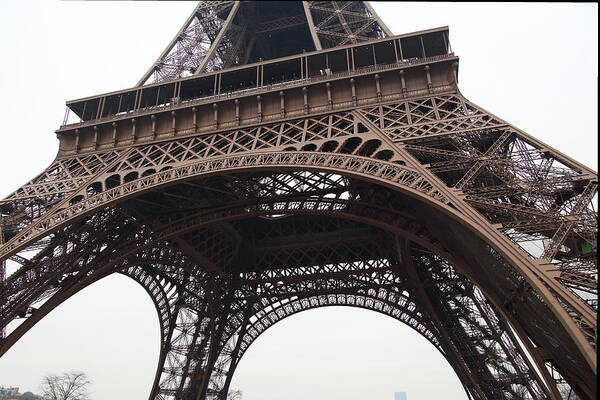 Antique Art Print featuring the photograph Eiffel Tower - Paris France - 01133 #1 by DC Photographer