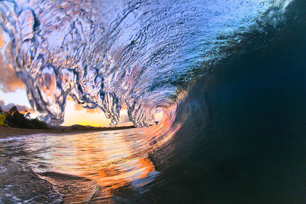 Tubed Art Print featuring the photograph Fire And Ice by Sean Davey