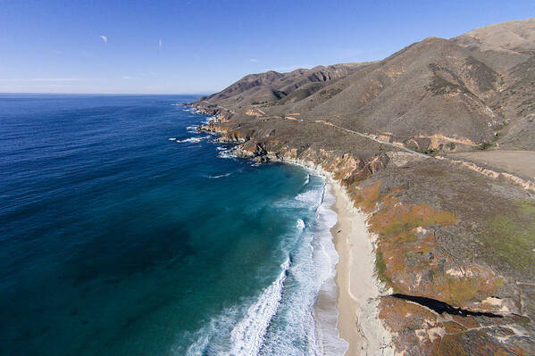 Above Art Print featuring the photograph Garrapata State Beach by David Levy