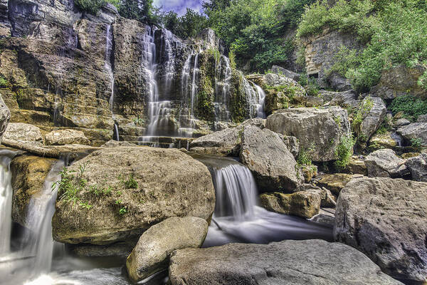 Buildings Art Print featuring the photograph Inglis Falls #1 by Paul Pascal