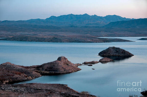 Nature Art Print featuring the photograph Lake Mead, Nevada #1 by Mark Newman