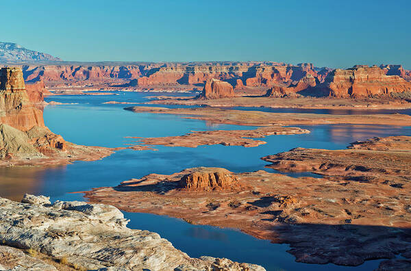Tranquility Art Print featuring the photograph Lake Powell by Chen Su Tranquility Art Print featuring the photograph Lake Powell by Chen Su
