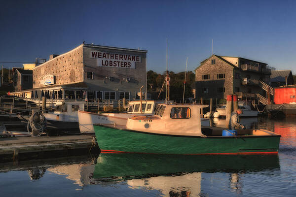 Lobster Art Print featuring the photograph Lobster Boat Belfast Maine IMG 5851 #1 by Greg Kluempers