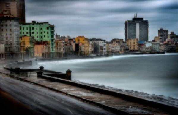  Cuba Art Print featuring the photograph Malecon #1 by Patrick Boening