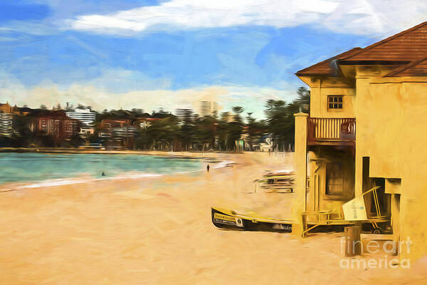 People Art Print featuring the photograph Manly Beach by Sheila Smart Fine Art Photography