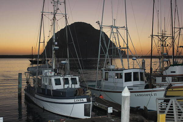 The Coast Art Print featuring the photograph Morro Bay Harbor #1 by Douglas Miller