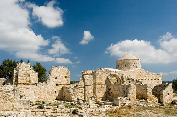 Cyprus Art Print featuring the photograph Old Church Anogyra #1 by Jeremy Voisey