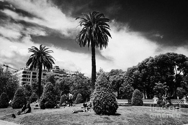 Parc Art Print featuring the photograph Parc de la Ciutadella Barcelona Catalonia Spain #1 by Joe Fox