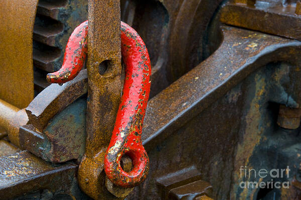 Hook Art Print featuring the photograph Red Hook #1 by John Shaw