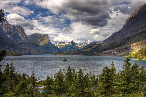 National Park Art Print featuring the photograph St. Mary's Lake #2 by Andrew Soundarajan