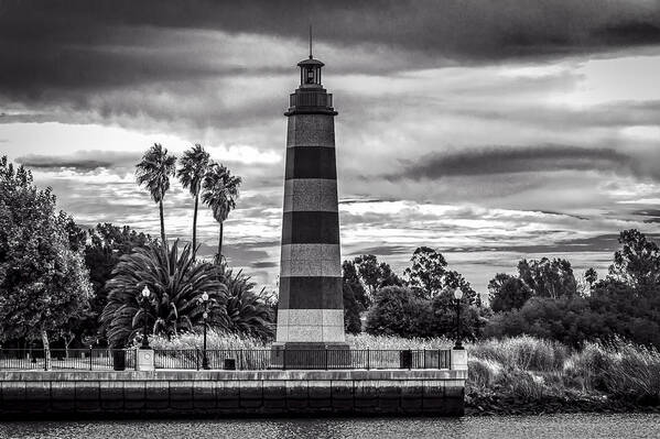 Landscape Art Print featuring the photograph Suisun Lighthouse #2 by Bruce Bottomley