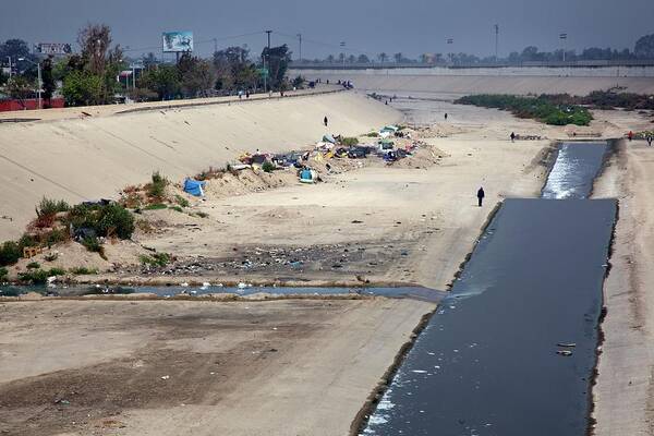 Tijuana River Art Print featuring the photograph Tijuana River #1 by Jim West