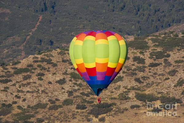 Hot Air Balloons Art Print featuring the photograph Rocky Mountain Balloon Festival #10 by Steven Krull