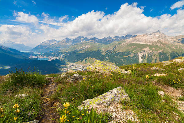 Bavarian Art Print featuring the photograph Swiss Mountains #10 by Raul Rodriguez