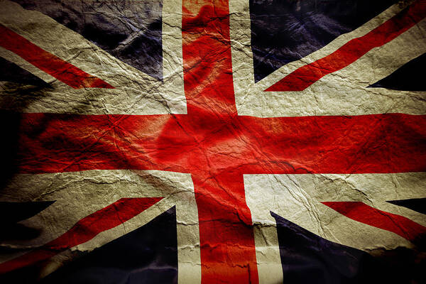 Flag Art Print featuring the photograph Union Jack #10 by Les Cunliffe