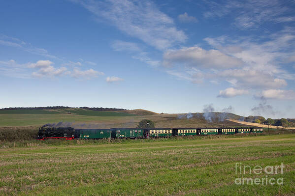 Steam Locomotive Art Print featuring the photograph 110202p296 by Arterra Picture Library