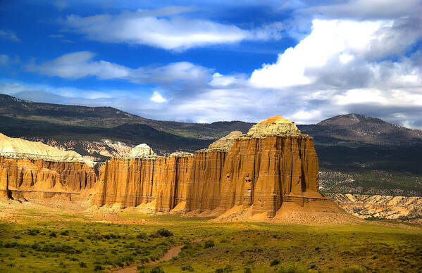 Capitol Reef National Art Print featuring the photograph Capitol Reef National Park Cathedral Valley by Mark Smith