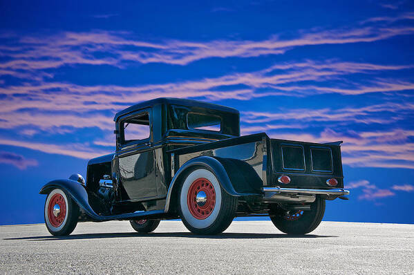Coupe Art Print featuring the photograph 1932 Ford Pick Up V by Dave Koontz