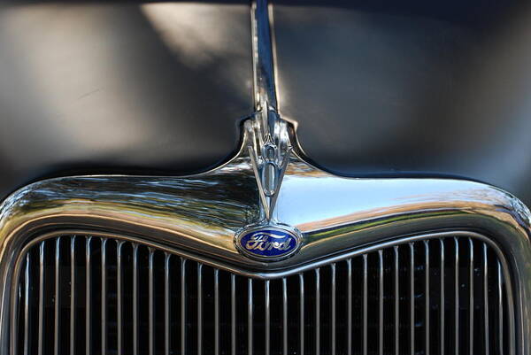 1935 Ford Art Print featuring the photograph 1935 Ford Grill by Jeanne May