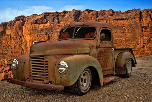 1941 Art Print featuring the photograph 1941 International Pickup by Tim McCullough