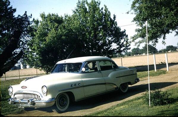 Buick Art Print featuring the photograph 1953 Buick by John Mathews