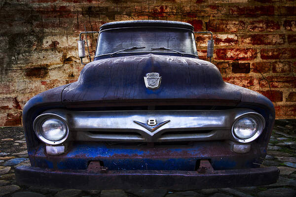 '56 Art Print featuring the photograph 1956 Ford V8 by Debra and Dave Vanderlaan