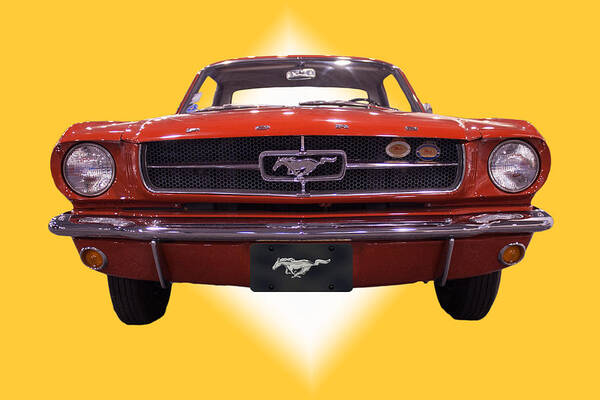 1964 Ford Mustang Art Print featuring the photograph 1964 Ford Mustang by Michael Porchik