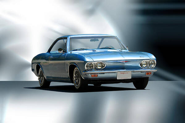 Auto Art Print featuring the photograph 1965 Chevrolet Corvair I by Dave Koontz