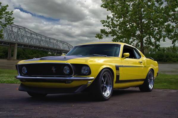 1969 Art Print featuring the photograph 1969 Mustang Boss 302 by Tim McCullough