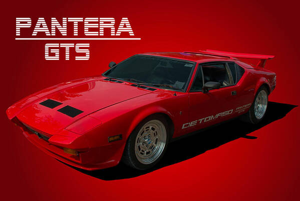 1973 Detomaso Art Print featuring the photograph 1973 Detomaso Pantera GTS by Tim McCullough