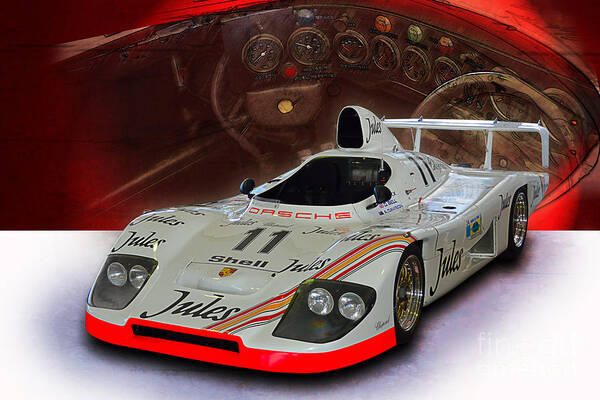1981 Art Print featuring the photograph 1981 Porsche 936/81 Spyder by Stuart Row